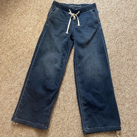 American Eagle Outfitters Dreamy Drape Cozy Jogger Jeans - Picture 6 of 8